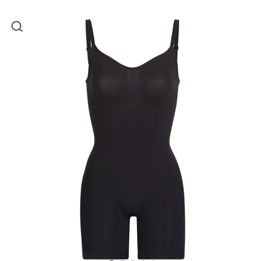 SKIMS Sculpting Bodysuit Mid-Thigh with Open Gusset